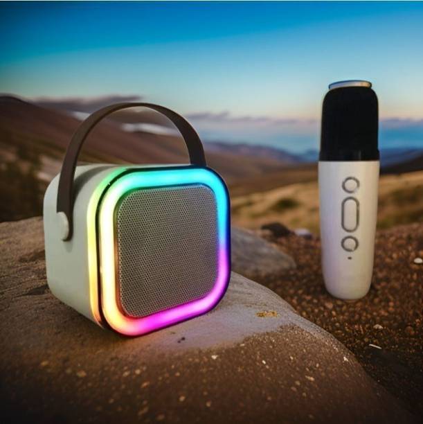 Raptor Karaoke Speaker K12: Party POP Wireless Bluetooth Speaker with Mic, RGB 675 10 W Bluetooth Home Audio Speaker