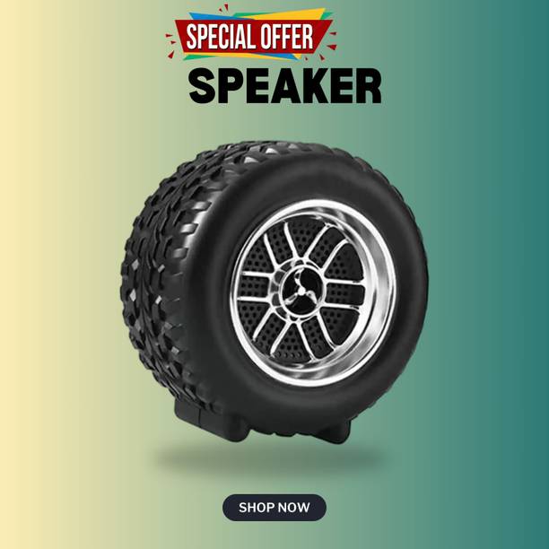 Clairbell DJ BOX Tyre Bluetooth Speaker Powerful Sound,Indoor &Outdoor with RGB LightXO382 12 W Bluetooth Party Speaker