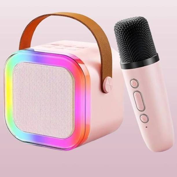 fronz New Mini Karaoke Bluetooth Speaker with Microphone Kids Music Singing 5.6 W Bluetooth Home Audio Speaker