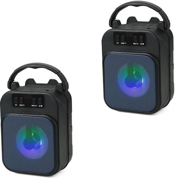 DRUMSTONE Buy 1 Get 1 Rechargeable Wireless Bluetooth 5.0 Stereo Speaker 15 Years Warranty 10 W Bluetooth Home Audio Speaker