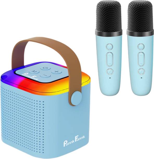 PunnkFunnk Mini Vocal Wireless Karaoke Speaker – Perfect for Parties & Events 10 W Bluetooth Home Audio Speaker