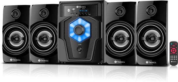 TRONICA PS08 Premium Series Digital System PenDrive FM Aux TV Compatible with Remote 40 W Bluetooth Home Audio Speaker