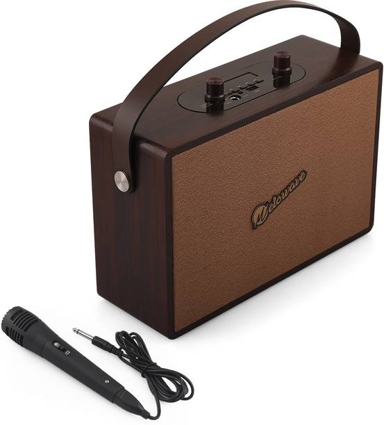 Melowave Wireless Portable Bluetooth Speaker with Mike-30 Hours of Playtime|Shockproof| 20 W Bluetooth Home Audio Speaker