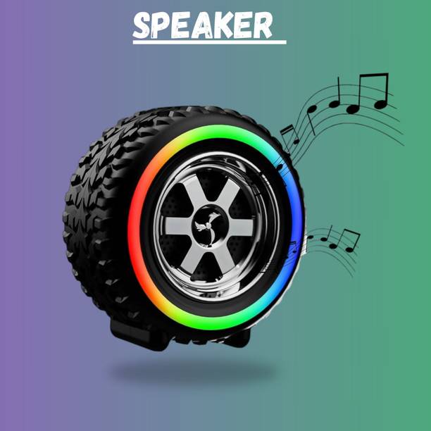 Clairbell DJ BOX Tyre Bluetooth Speaker Powerful Sound,Indoor &Outdoor with RGB LightXO232 12 W Bluetooth Party Speaker