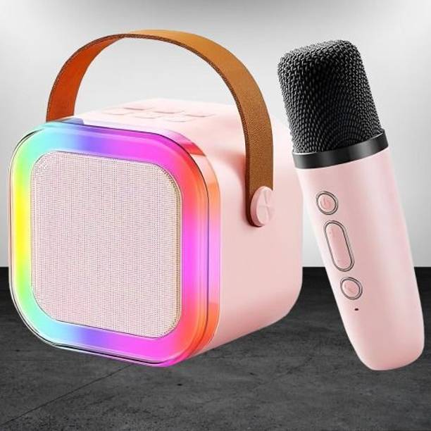 Chenna Portable Karaoke Speaker Bluetooth / Wireless Mic Pack of 1 5.6 W Bluetooth Home Audio Speaker