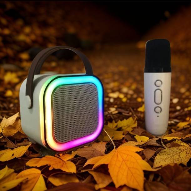Chenna G36_K12Wireless karaoke mic speaker with Bluetooth compatibility and RGB lights 5.6 W Bluetooth Home Audio Speaker