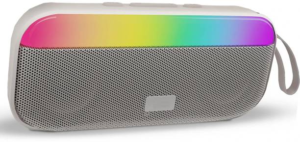 XVEP BS-56 Colourful LED Light Music Speaker With Full Power Sound Bass 10 W Bluetooth Home Audio Speaker