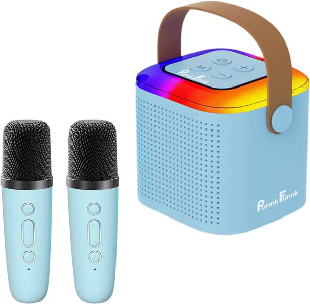 PunnkFunnk Mini Vocal Wireless Karaoke Speaker – Perfect for Parties & Events 10 W Bluetooth Home Audio Speaker