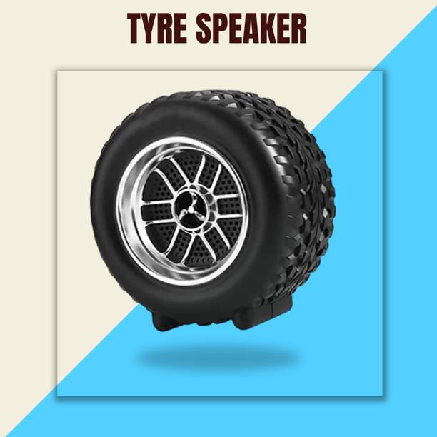 Clairbell DJ BOX Tyre Bluetooth Speaker Powerful Sound,Indoor &Outdoor with RGB LightXO384 12 W Bluetooth Party Speaker
