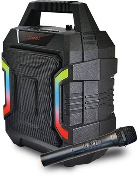 Zync Karaoke With Wireless Mic,RGBLights,USB/AUX ,10HrsPlaytime Outdoor & IndoorParty 32 W Bluetooth Home Audio Speaker