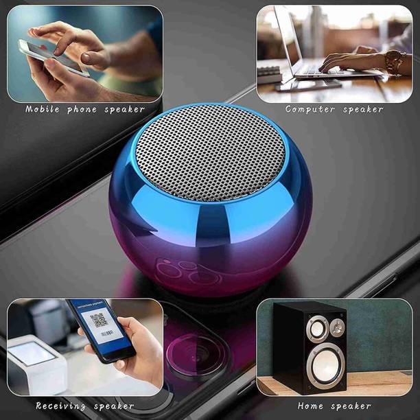 INVICTO Mini Bluetooth Wireless Speaker with Google, Alexa & Siri Assistant 5 W Bluetooth Home Audio Speaker