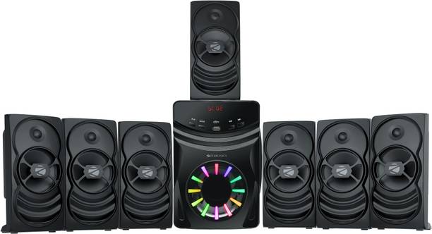 ZEBRONICS SPARK 207 with13.33cm Subwoofer,RGB,Bluetooth,USB,AUX,Wall-Mountable 140 W Bluetooth Home Audio Speaker