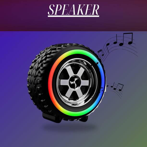 FRONY DJ BOX Tyre Bluetooth Speaker Powerful Sound,Indoor &Outdoor with RGB LightZP105 12 W Bluetooth Party Speaker
