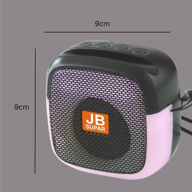 JB SUPAR 424 (Portable Bluetooth Speaker) Dynamic Thunder Sound with Disco LED 5 W Bluetooth Home Audio Speaker