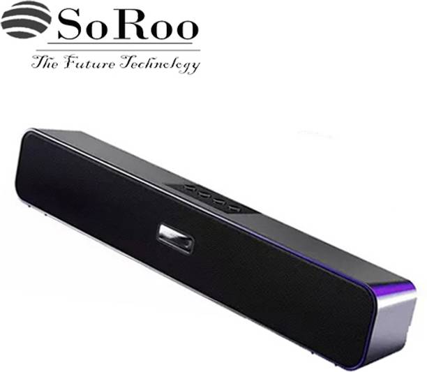 Soroo Future SR-9100 Bluetooth Speaker with 10W RMS Stereo Sound, 8HRS Playtime 10 W Bluetooth Home Audio Speaker