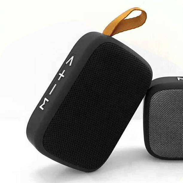 DRUMSTONE Compact Mini BT Speaker with Subwoofer, Clear Sound, Memory Card Slot 20 W Bluetooth Home Audio Speaker