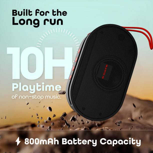 Egate Atom S21 |5W| 52mm Driver,BT 5.2 |TWS Pairing|10 Hours Playtime|with Phone Stand 5 W Bluetooth Home Audio Speaker