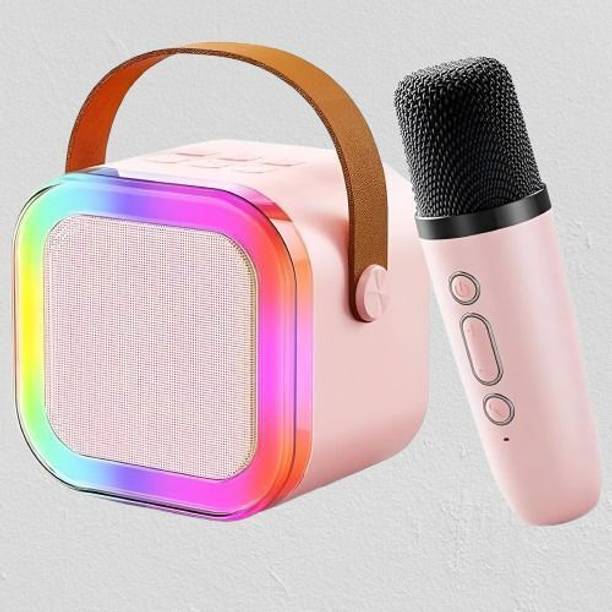 Wolcentra Portable Karaoke Speaker Bluetooth / Wireless Mic Pack of One 5.6 W Bluetooth Home Audio Speaker