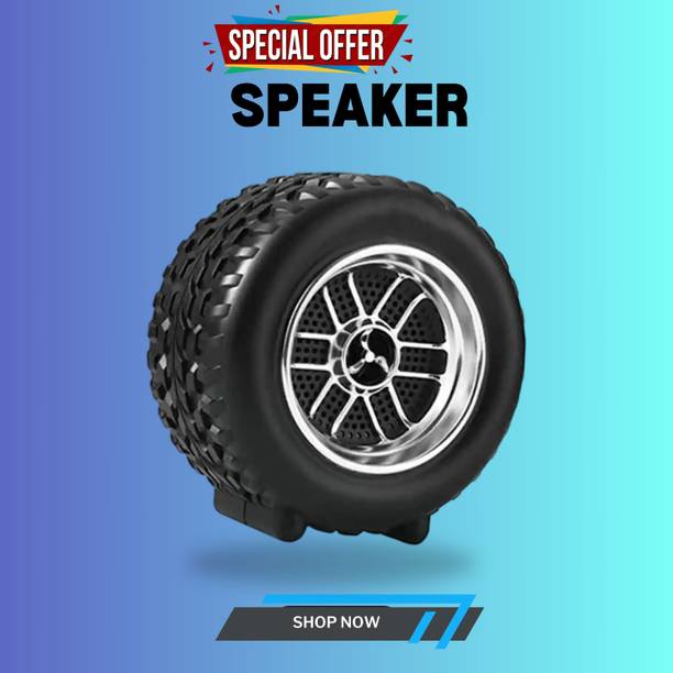 Clairbell DJ BOX Tyre Bluetooth Speaker Powerful Sound,Indoor &Outdoor with RGB LightXO292 12 W Bluetooth Party Speaker