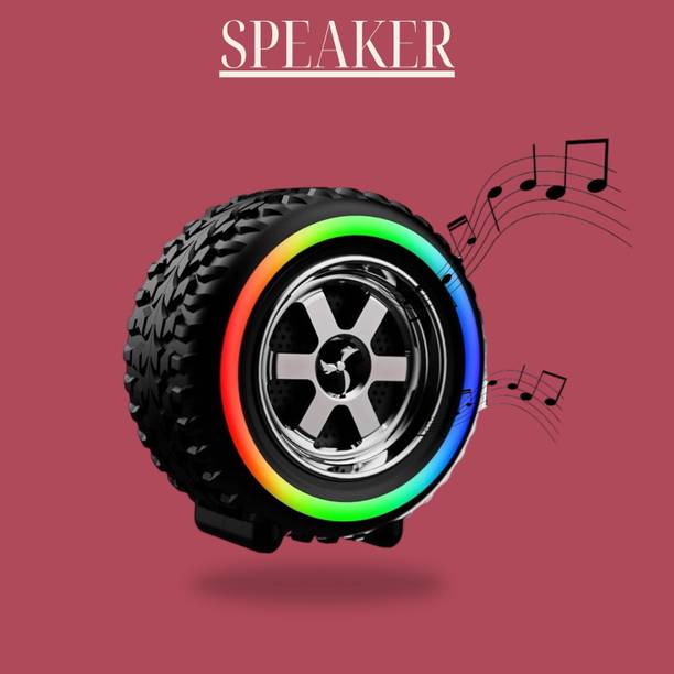 Clairbell DJ BOX Tyre Bluetooth Speaker Powerful Sound,Indoor &Outdoor with RGB LightXO275 12 W Bluetooth Party Speaker