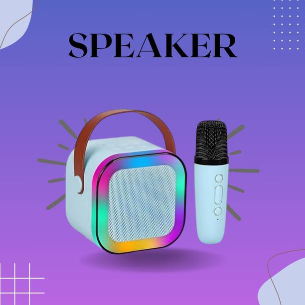 Smarty 10W Bluetooth Speaker Wireless Karaoke Mic Speaker with RGB Light speakersWE29 10 W Bluetooth Party Speaker