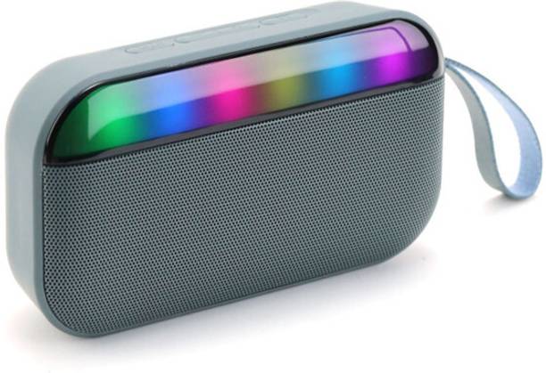 XVEP Colourful LED Light Music Speaker With Full Power Sound Bass 10 W Bluetooth Home Audio Speaker