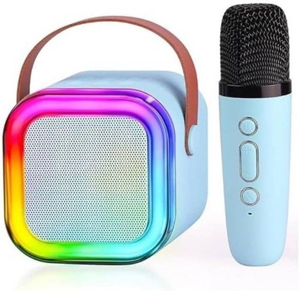 aashmitraders Portable Karaoke Set with LED Bluetooth Speaker and Microphone 10 W Bluetooth Home Audio Speaker