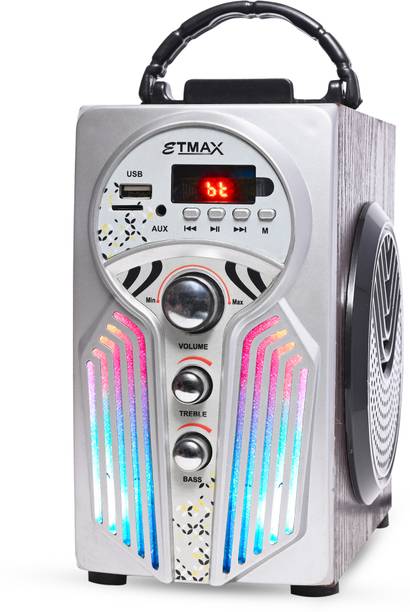 etmax Nano Shark SILVER 35 W Bluetooth Home Audio Speaker