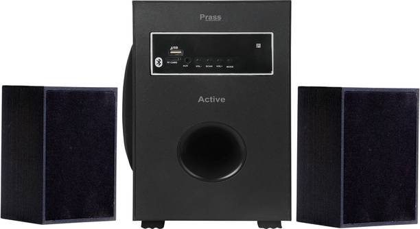 prass 2.1 with wooden satellite 65 W Bluetooth Home Theatre