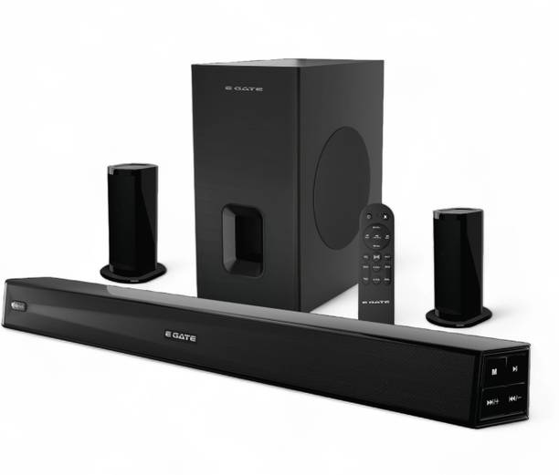 Egate Phantom 630DW | Dolby Surround Soundbar + Wireless Woofer | 5 Drive Setup 540 W Bluetooth Home Theatre