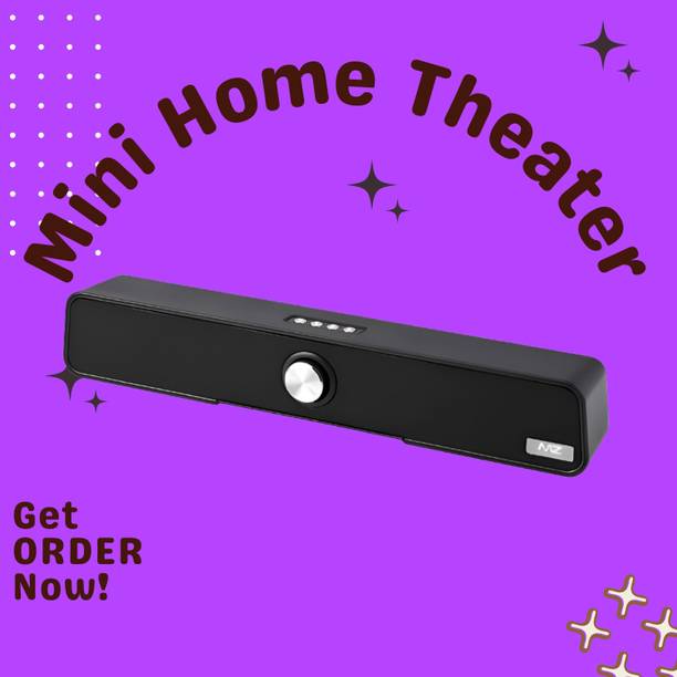 GUGGU Bluetooth Speaker PORTABLE HOME TV SOUNDBAR Dynamic Thunder Sound For LaptopY41 16 W Bluetooth Home Theatre