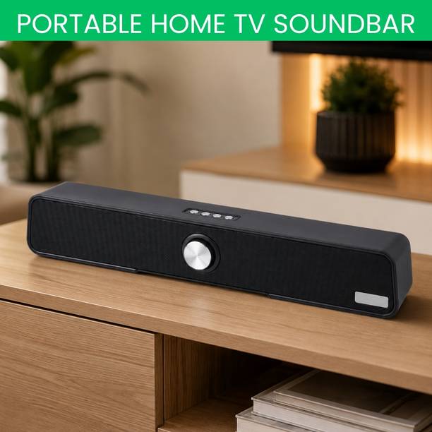 YAROH Bluetooth Speaker Soundbar with Volume Knob and Powerful Stereo Sound DX107 20 W Bluetooth Home Theatre