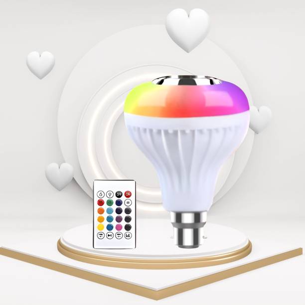 Clairbell Bluetooth Music Bulb Speaker With Remote Control Change Disco light for HomeQ21 Smart Bulb
