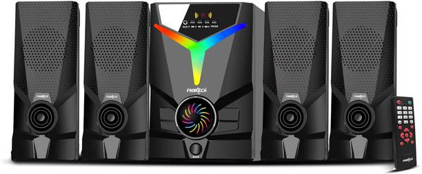 Frontech 4.1 Channel Multimedia Speaker| USB | AUX | FM Radio | 60 W Bluetooth Home Theatre