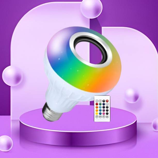 Clairbell Bluetooth Music Bulb Speaker With Remote Control Change Disco light for HomeQ29 Smart Bulb