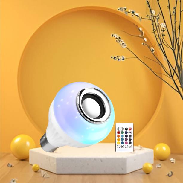 Clairbell Bluetooth Music Bulb Speaker With Remote Control Change Disco light for HomeQ5 Smart Bulb
