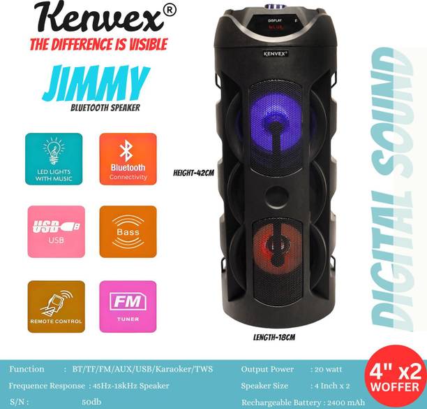 kenvex EXTRA SOUND WITH HIGH BASS 20 W Bluetooth Home Theatre