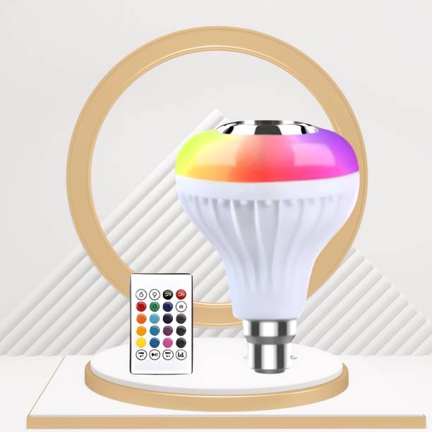 Clairbell Bluetooth Music Bulb Speaker With Remote Control Change Disco light for HomeQ81 Smart Bulb