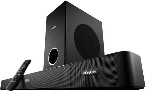 ACwO SPHORIKA N333 - 2.1 Channel Soundbar with Wireless Woofer, Multiple Connectivity 325 W Bluetooth Soundbar