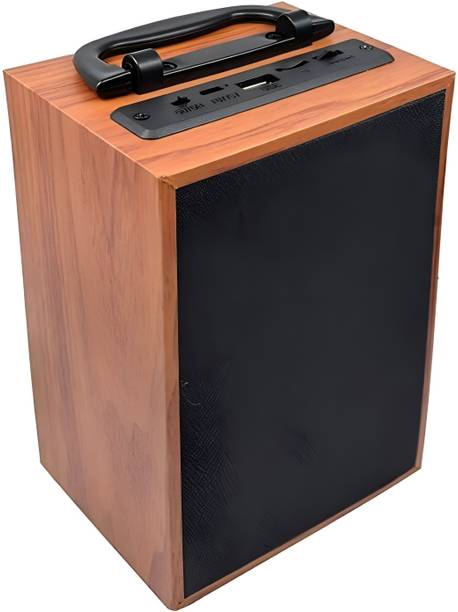 BVEXO 10W Bluetooth Speaker in Wood: Rich Bass, Long Battery, Portable Clear Sound 10 W Bluetooth Home Theatre