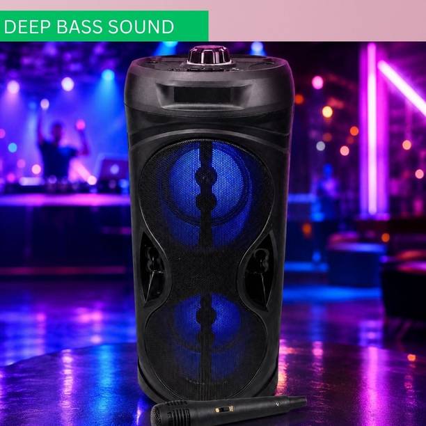 FRONY Bluetooth Speaker with Mic and LED Lights for Party DB445 20 W Bluetooth Home Theatre