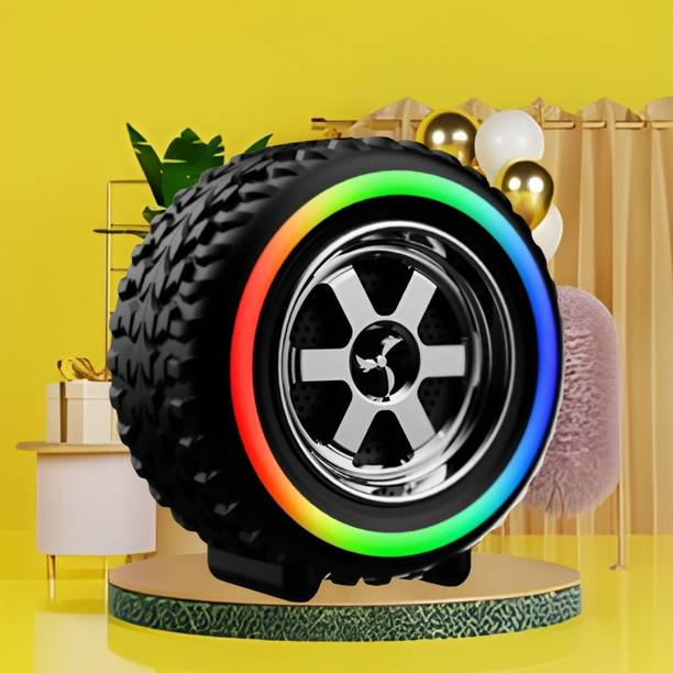 FRONY Bluetooth Speaker Tyre Speakers with 5Hr Battery Life & Mic, Works with iOS A333 10 W Bluetooth PA Speaker