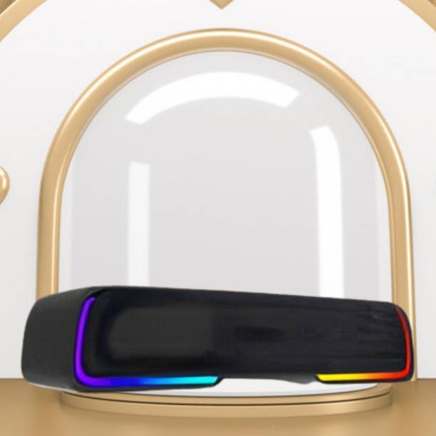 GUGGU Bluetooth Soundbar Speaker with Dynamic Bass, RGB Lights for Phone/TV/LaptopE105 25 W Bluetooth Home Theatre