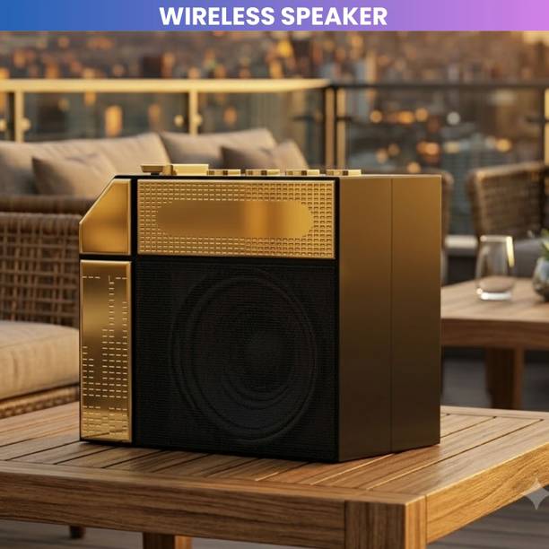 GUGGU Bluetooth Speaker Portable with 6H Playtime and FM Radio CX32 20 W Bluetooth Home Theatre