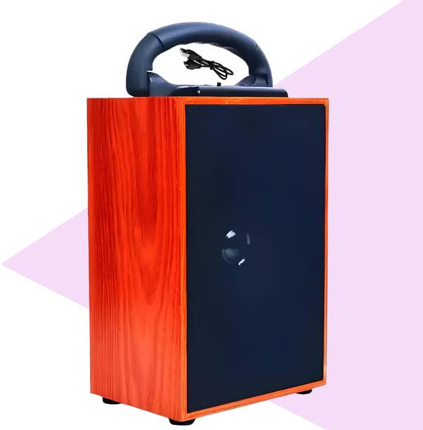 BVEXO EchoBass 10W: Wooden Speaker with Deep Bass & Long Battery Life 10 W Bluetooth Home Theatre