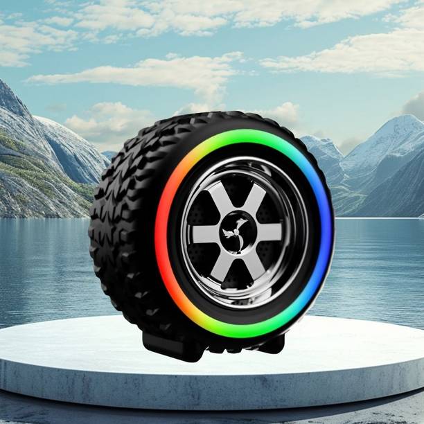 FRONY Bluetooth Speaker Tyre Speakers with 5Hr Battery Life & Mic, Works with iOS A96 10 W Bluetooth Home Theatre
