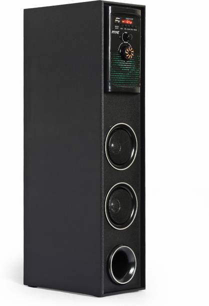 FINE FINE Rocket Bluetooth Tower Speaker with USB, TF, AUX, Mic, FM Radio & Remote 50 W Bluetooth Home Theatre