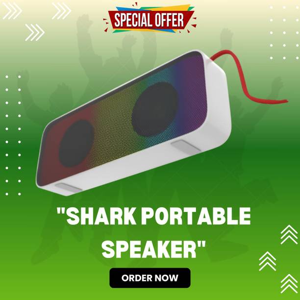 YAROH Bluetooth Speaker Shark Speaker & Mini wireless desktop speaker 20W SpeakerN417 20 W Bluetooth Speaker