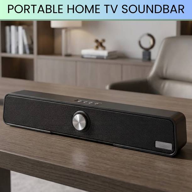 YAROH Bluetooth Speaker Soundbar with Volume Knob and Powerful Stereo Sound SZ6 20 W Bluetooth Home Theatre