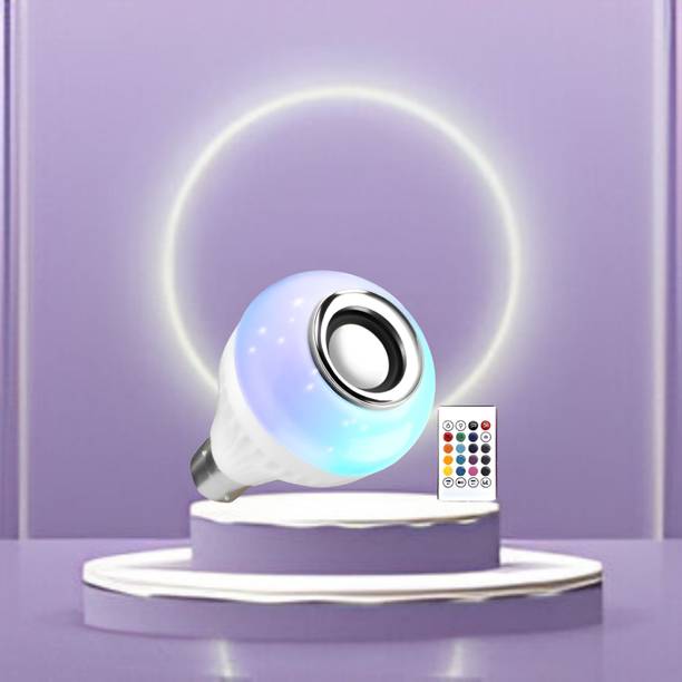 Clairbell Bluetooth Music Bulb Speaker With Remote Control Change Disco light for HomeZ257 10 W Bluetooth Home Theatre